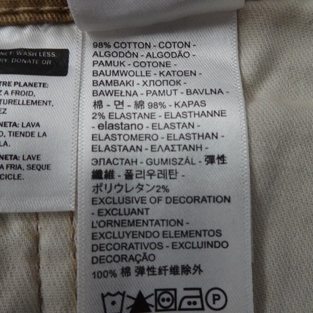 Levi's 514 Straight Leg Jeans Men's Size 31x32 Brown Stretch Twill - Picture 10 of 11